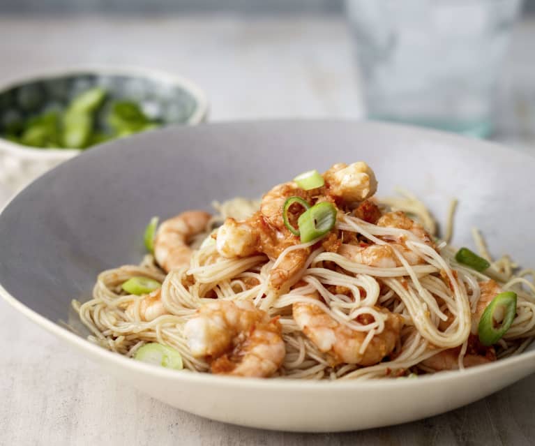 Steamed Garlic Prawns