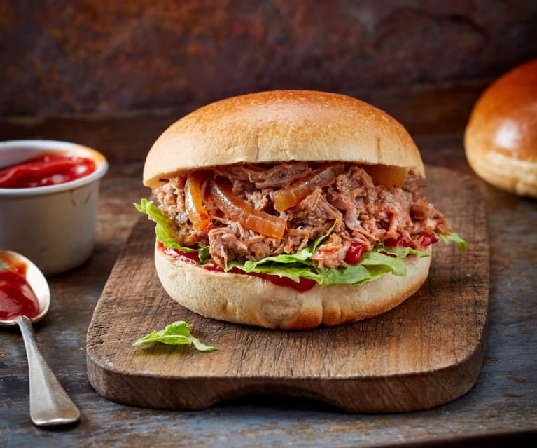 Pulled pork (porc effiloché)