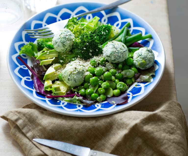 Recette Salade de boulgour et tagliatelle de légumes croquants