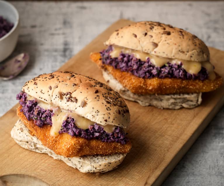 Crispy Fish Sandwiches with Honey Lime Slaw