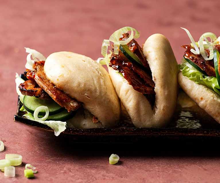 Bao Buns con maiale in salsa BBQ