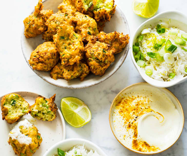 Beignets de courgettes comme des acras