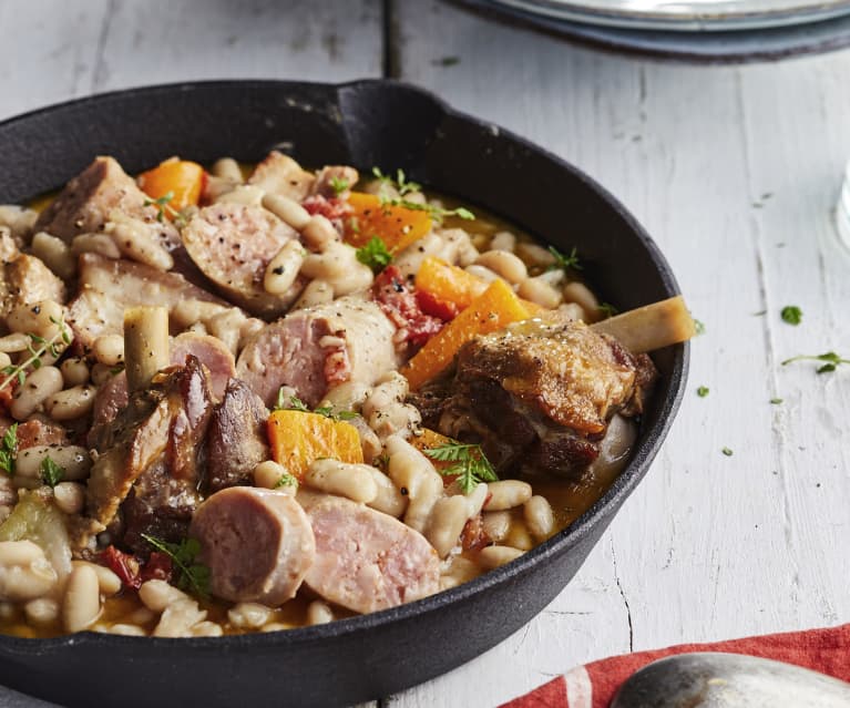 CASSOULET au confit de canard (900g) - Les Canardises