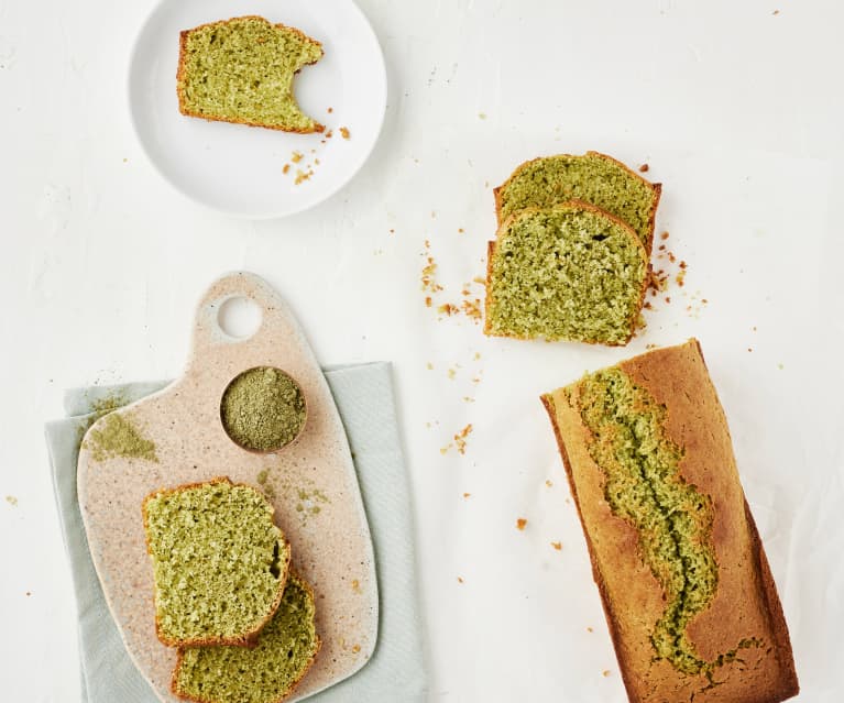 Cake au thé matcha