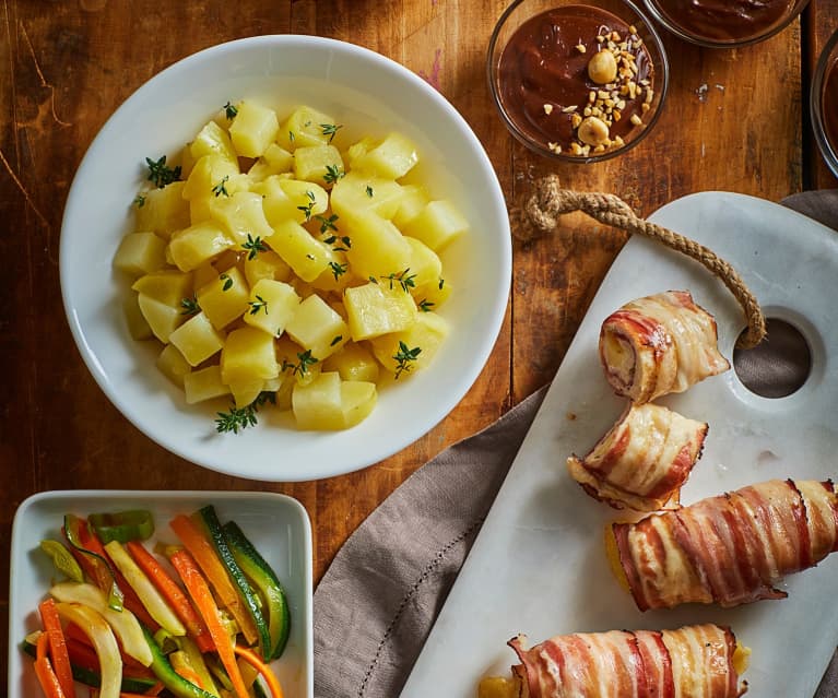 Menù: Involtini con verdure, patate e crema Bimby (Bimby Friend)