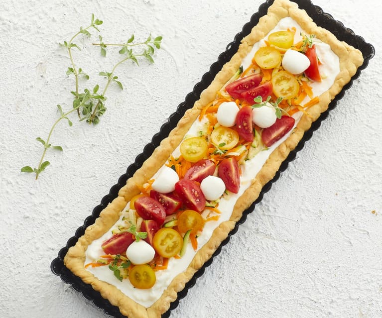 Crostata salata multicolore