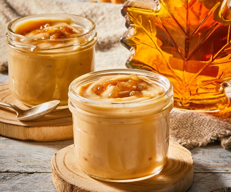 Ahornsirup-Pudding