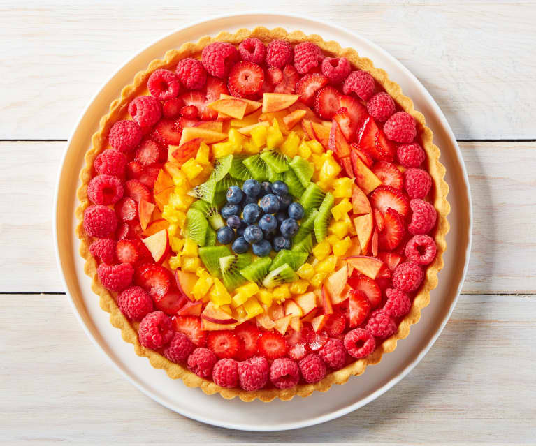 Rainbow Fruit Tart