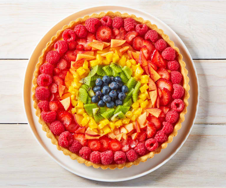 Rainbow Fruit Tart - Cookidoo® – the official Thermomix® recipe