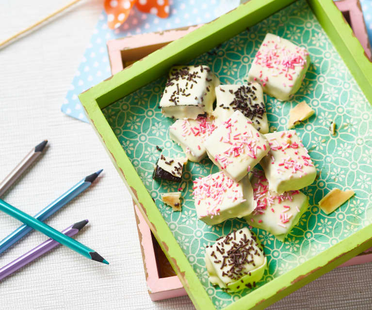 Petits gâteaux au chocolat et guimauve - 5 ingredients 15 minutes