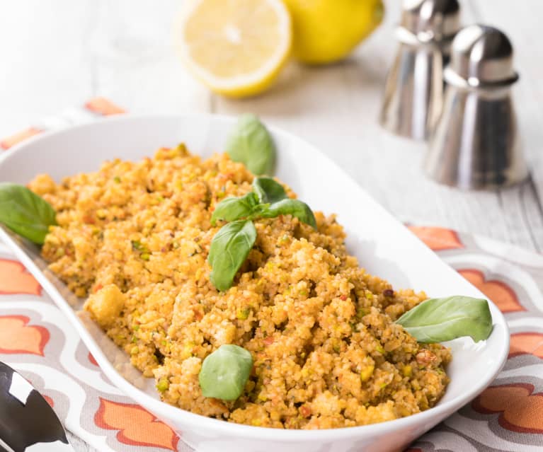 Cous cous estivo ai pomodorini (vegan)