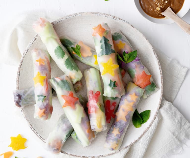 Kids Vegan Summer Rolls