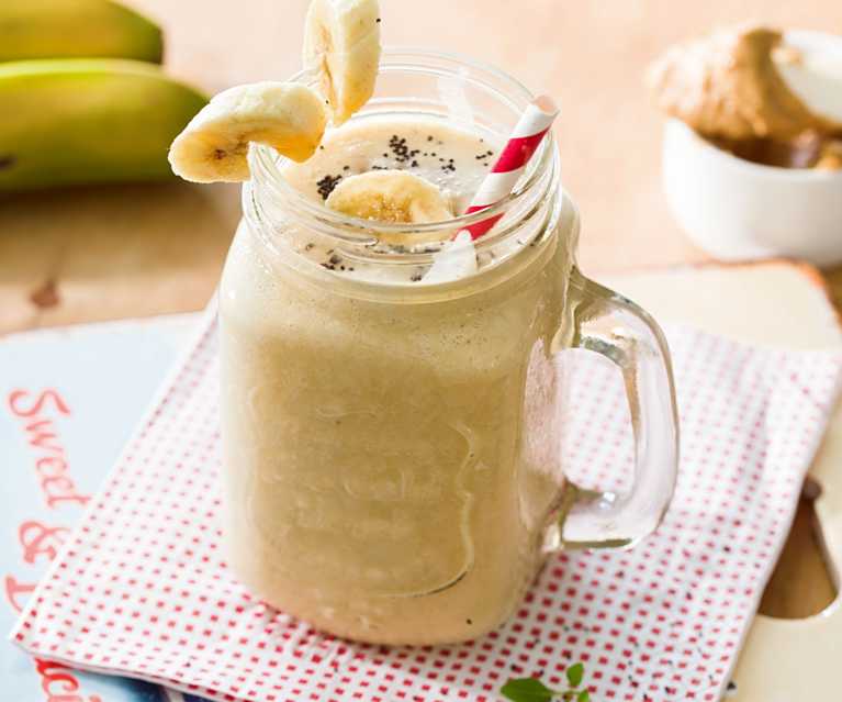 Batido De Pl tano Con Mantequilla De Cacahuete Cookidoo La 
