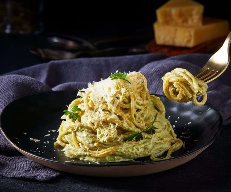 Spaguetti con calabaza y chile poblano - Cookidoo® – la plataforma de  recetas oficial de Thermomix®