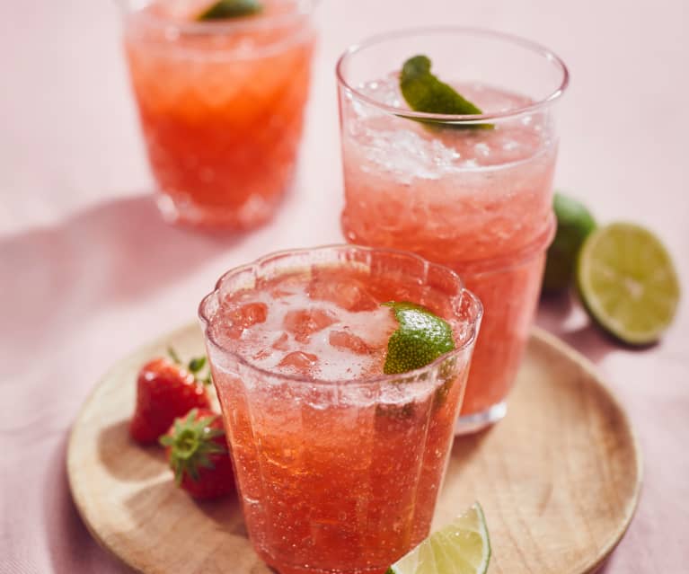 Strawberry Gin Fizz