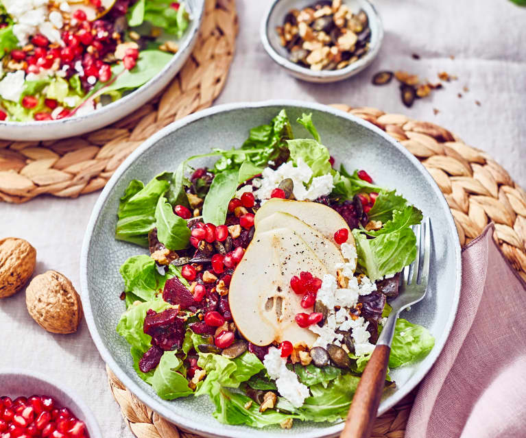 Rote-Rüben-Salat mit Granatapfelkernen