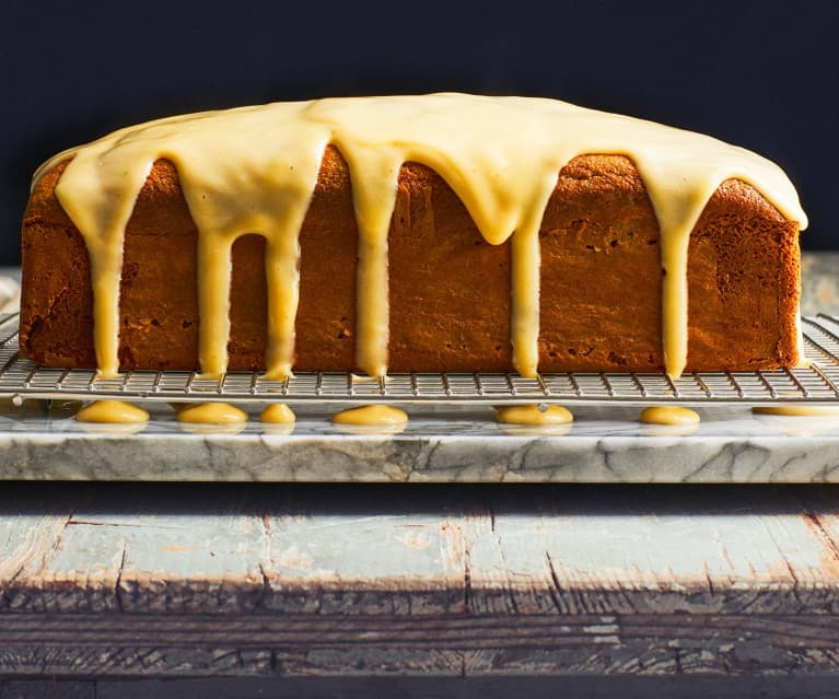 Plumcake al pistacchio con crema al lime