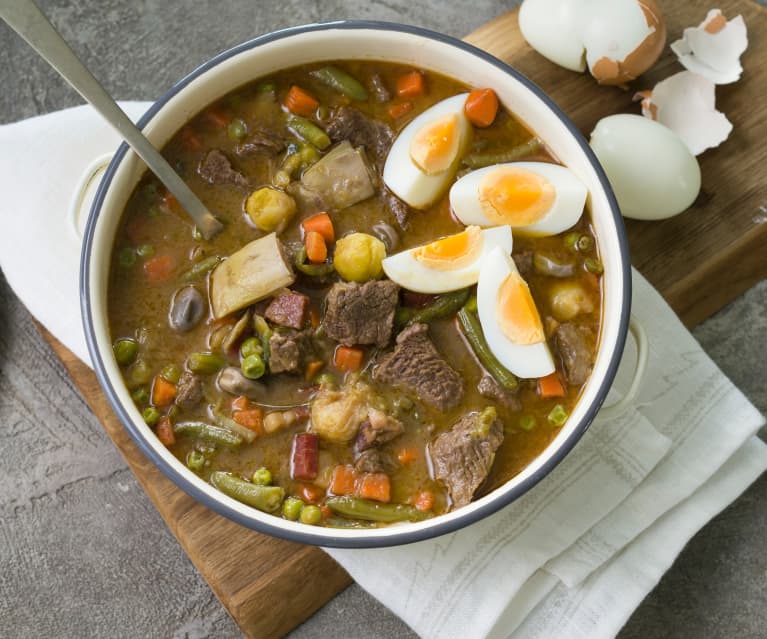 Ragoût de veau à l'asturienne