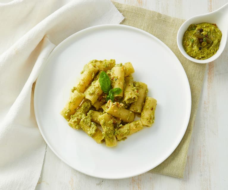 Pasta al pesto di fagiolini