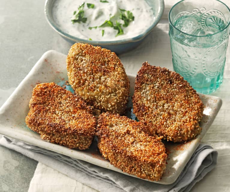 Vegetarische persische Bohnenpatties