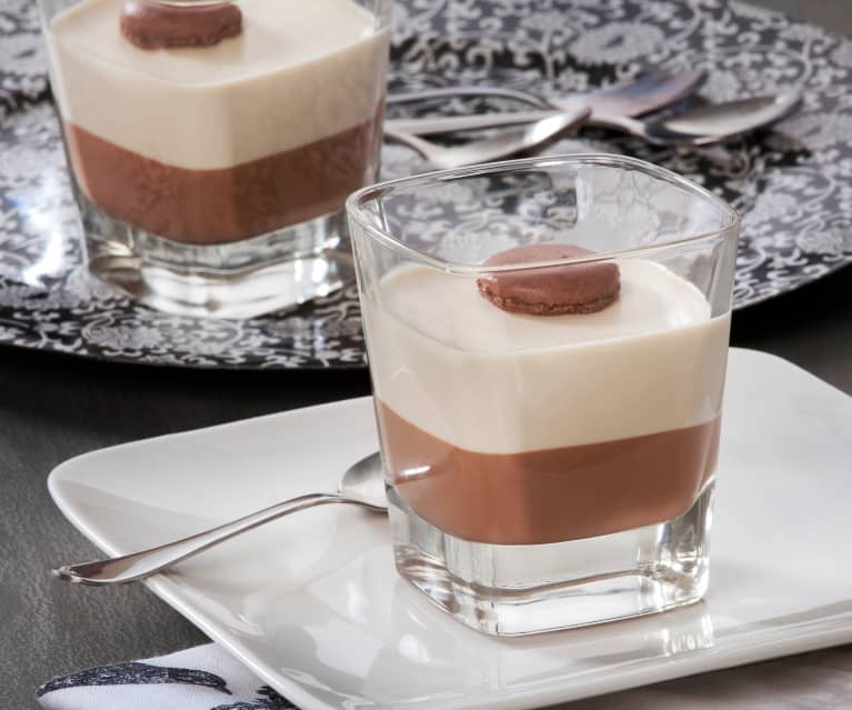 Panna cotta alla crema al whisky