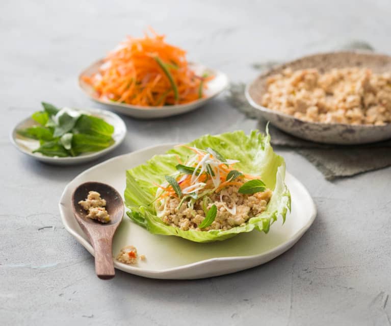 Thai chicken wraps