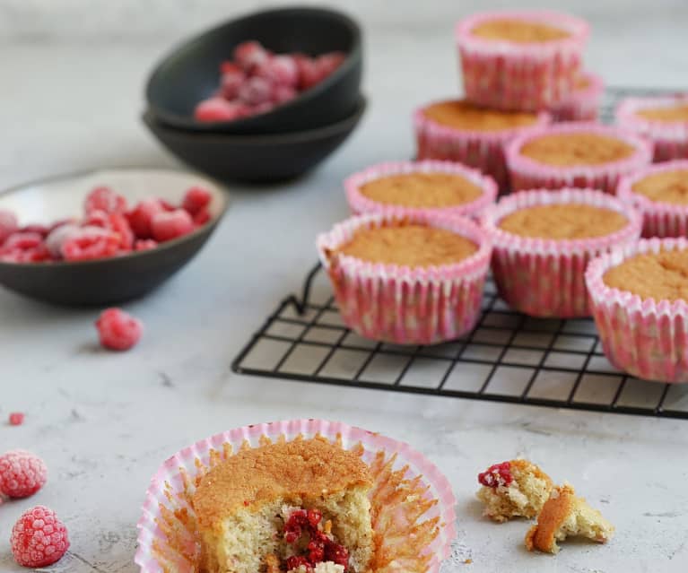 Muffins de frambuesa