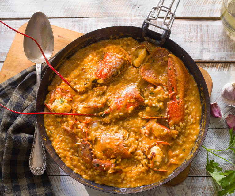 Arroz con bogavante al estilo de Mazarrón