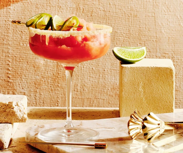 Virgin watermelon margarita