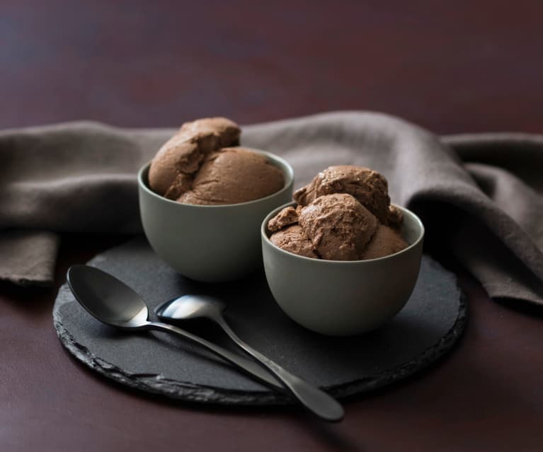 Gelato al tofu e cioccolato