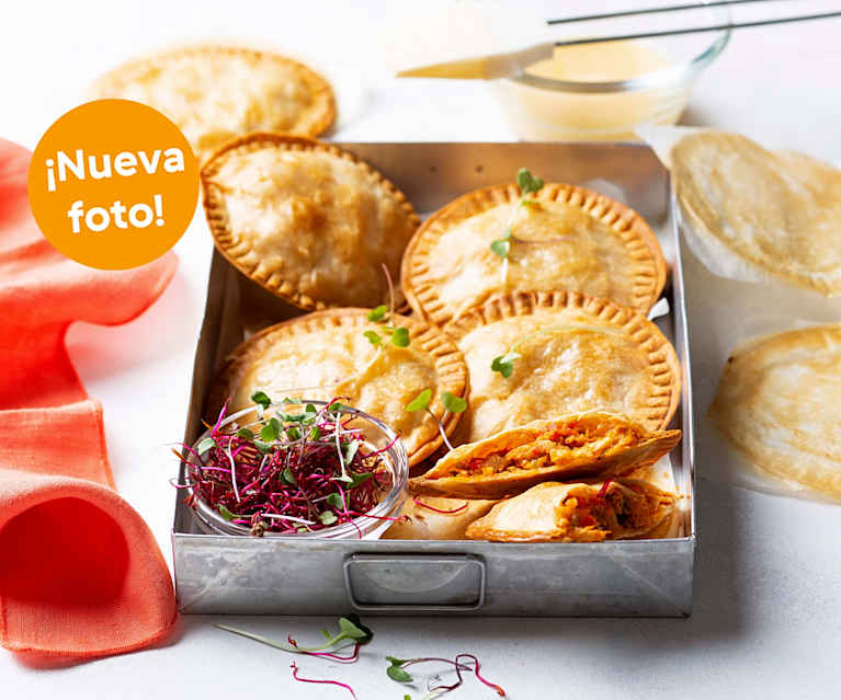 Empanadillas de bonito y pisto Empanadillas de bonito y pisto