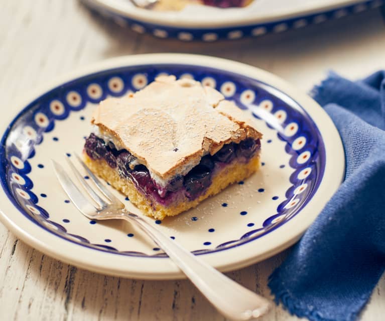 Heidelbeerkuchen mit Baiserhaube (Ciasto jagodowe z bezą) - Cookidoo ...