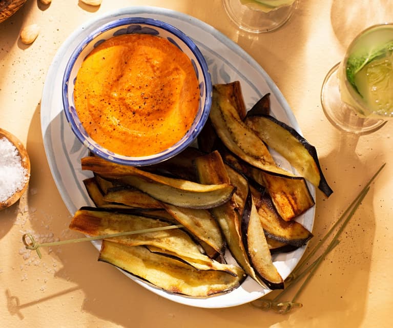 Berenjenas con romesco