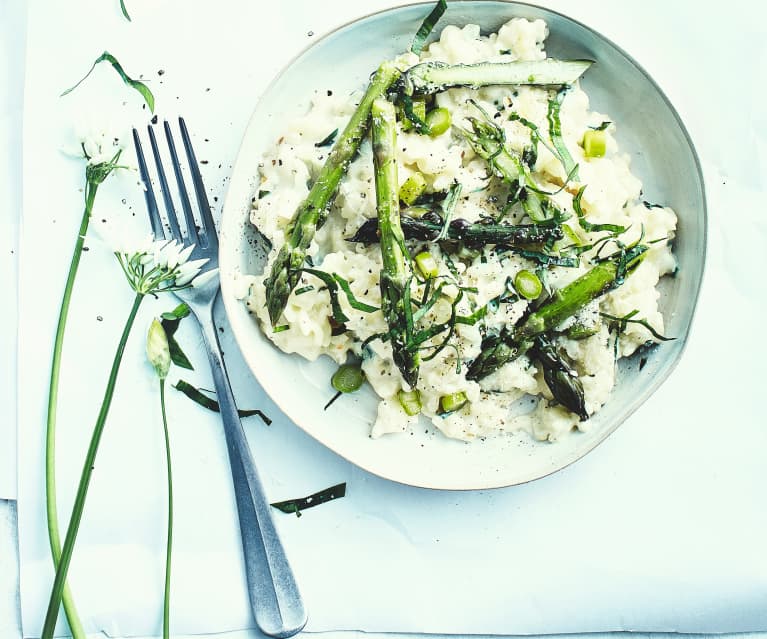 Risotto à l'ail des ours, Recette