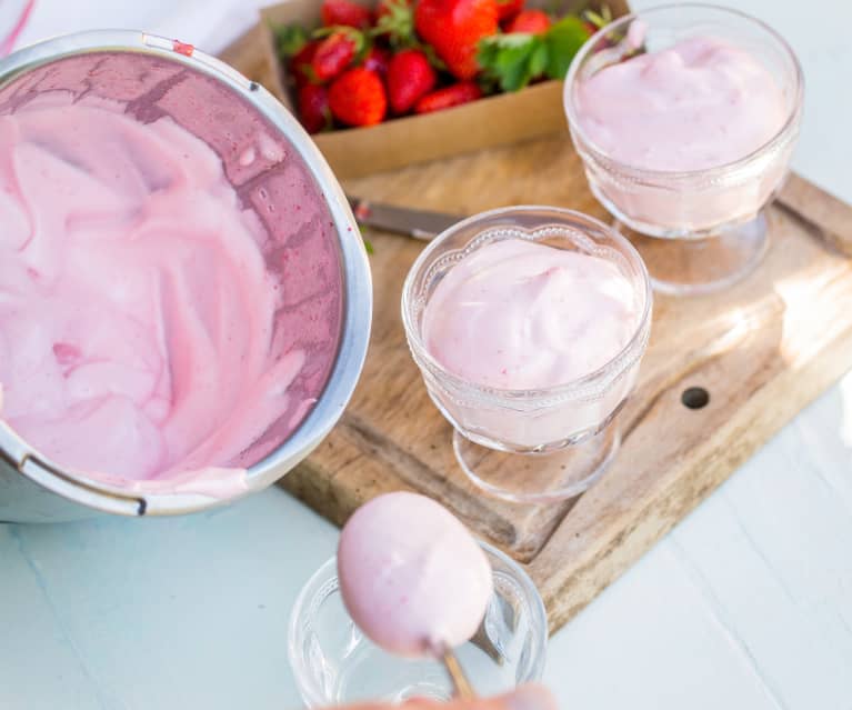 Mousse à la fraise