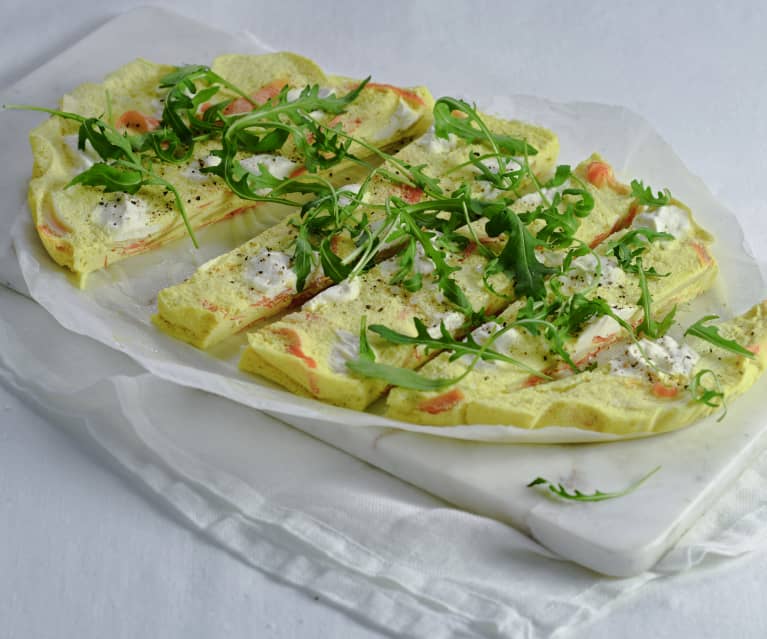 Karotten-Fenchel-Frittata mit Ricotta