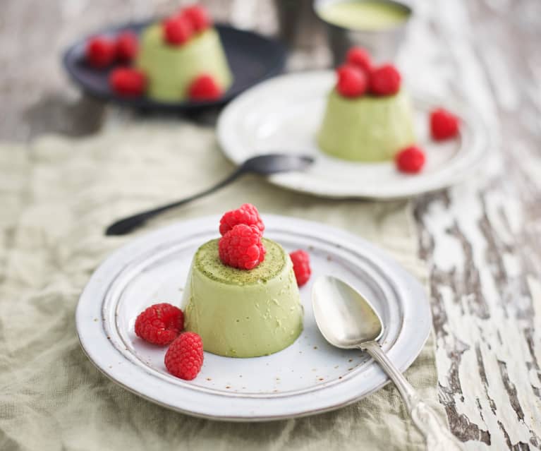 Panacota de matcha