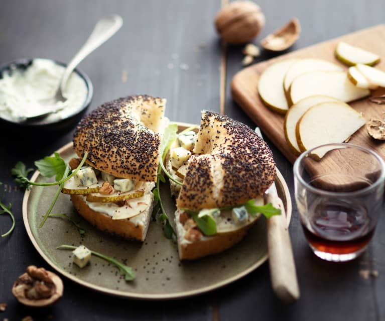 Bagel au bleu des Causses