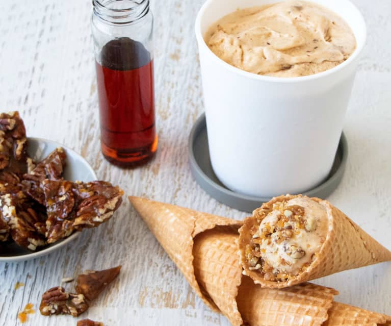 Maple pecan ice cream