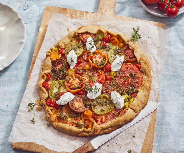 Mediterrane Tomaten-Galette