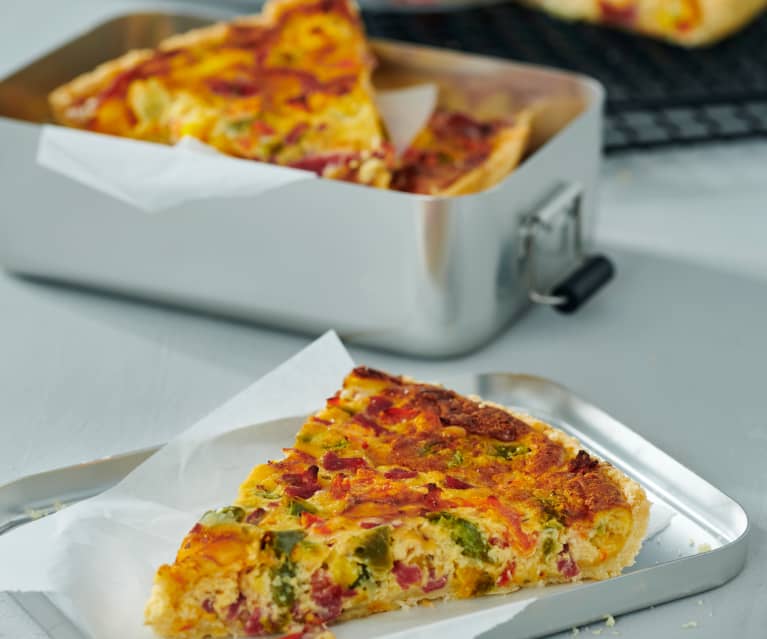 Paprika-Salami-Quiche - Cookidoo® – the official Thermomix® recipe platform