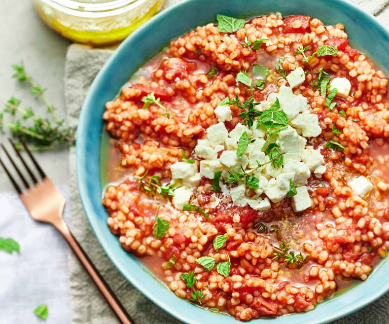 Risotto d'orge perlé à la feta