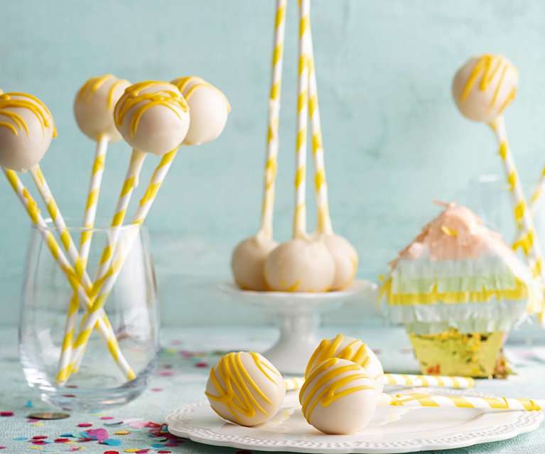 Cytrynowe cake pops