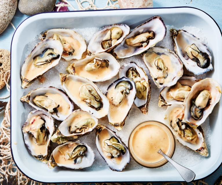 Huîtres de Cancale au beurre blanc