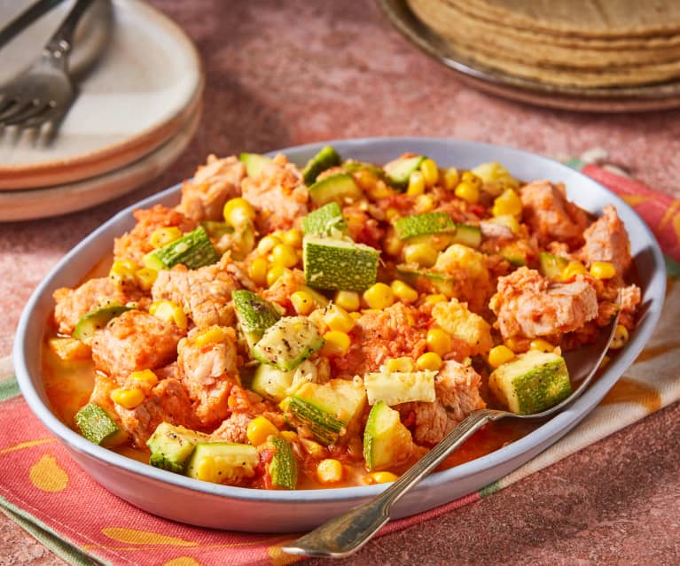 Aprender acerca 31+ imagen carne con calabacitas y elote