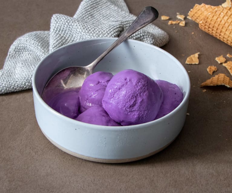 Vegan ube ice cream - Cookidoo® – the official Thermomix® recipe