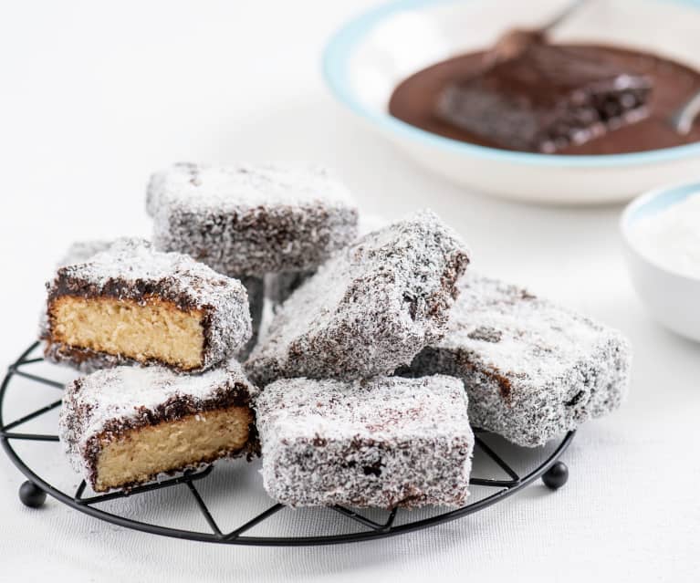 Kokosové kostky (Lamington)