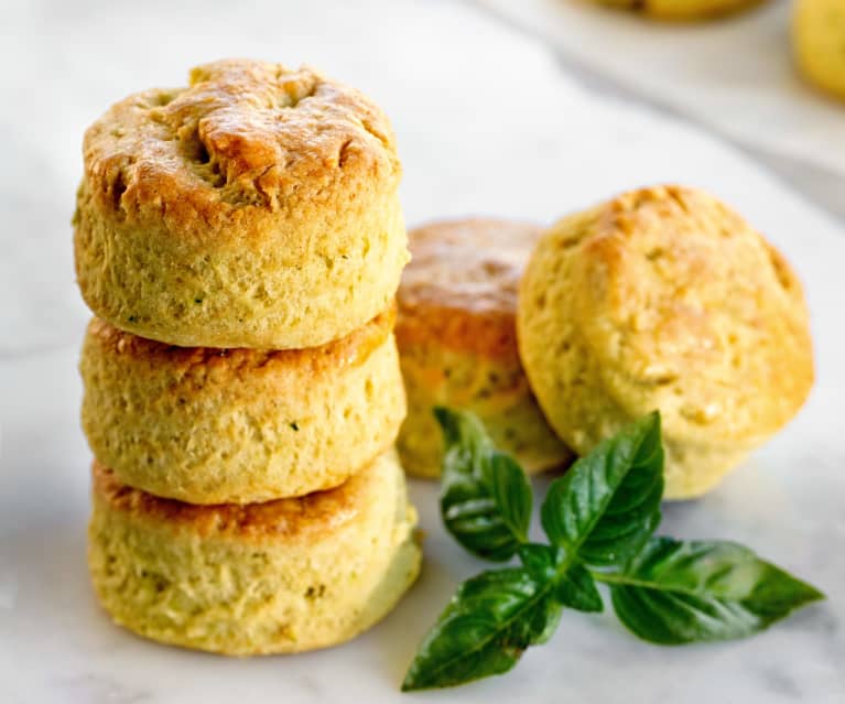 Scones de queso y hierbas