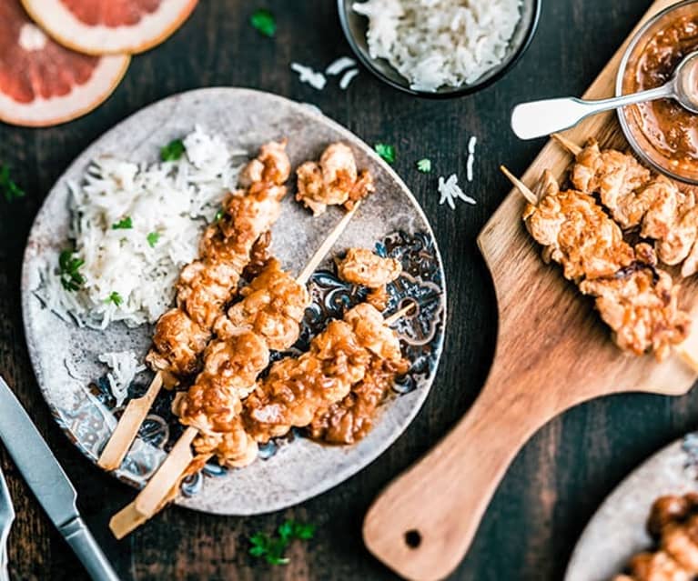 Brochettes de veau marinées Indienne - Mes Produits Fermiers