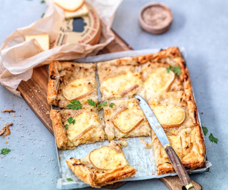 Tarte aux oignons et curé nantais